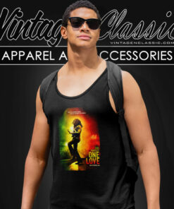 Bob Marley Shirt One Love Poster Tank Top Racerback