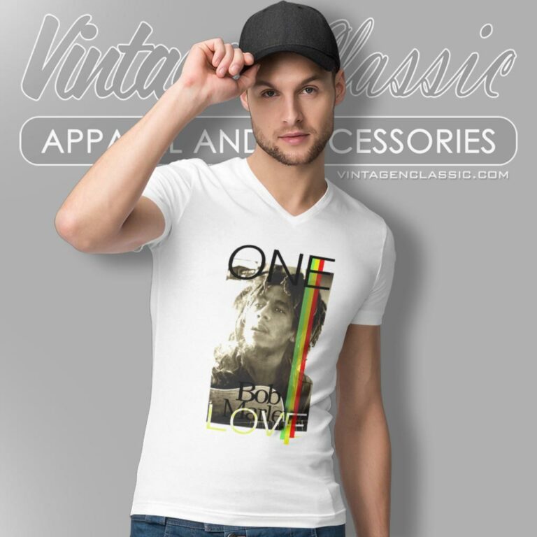 Bob Marley Shirt One Love V Neck TShirt Bob Marley Shirt One Love V Neck TShirt