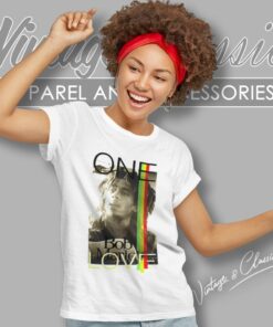 Bob Marley Shirt One Love Women T Shirt