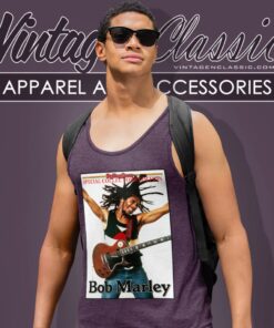 Bob Marley Shirt Rolling Stone Collectors Edition Tank Top Racerback