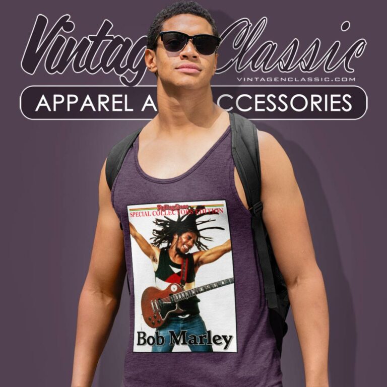 Bob Marley Shirt Rolling Stone Collectors Edition Tank Top Racerback Bob Marley Shirt Rolling Stone Collectors Edition Tank Top Racerback
