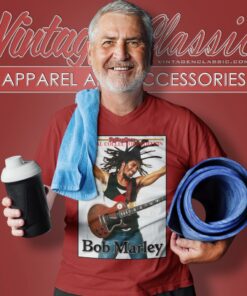 Bob Marley Shirt Rolling Stone Collectors Edition V Neck TShirt