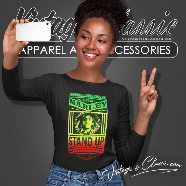 Bob Marley Shirt Stand Up For Your Rights Long Sleeve Tee Bob Marley Shirt Stand Up For Your Rights Long Sleeve Tee