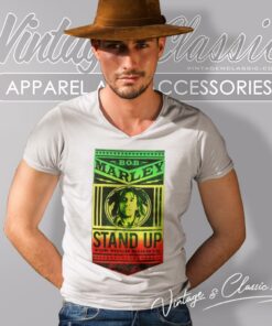Bob Marley Shirt Stand Up For Your Rights V Neck TShirt