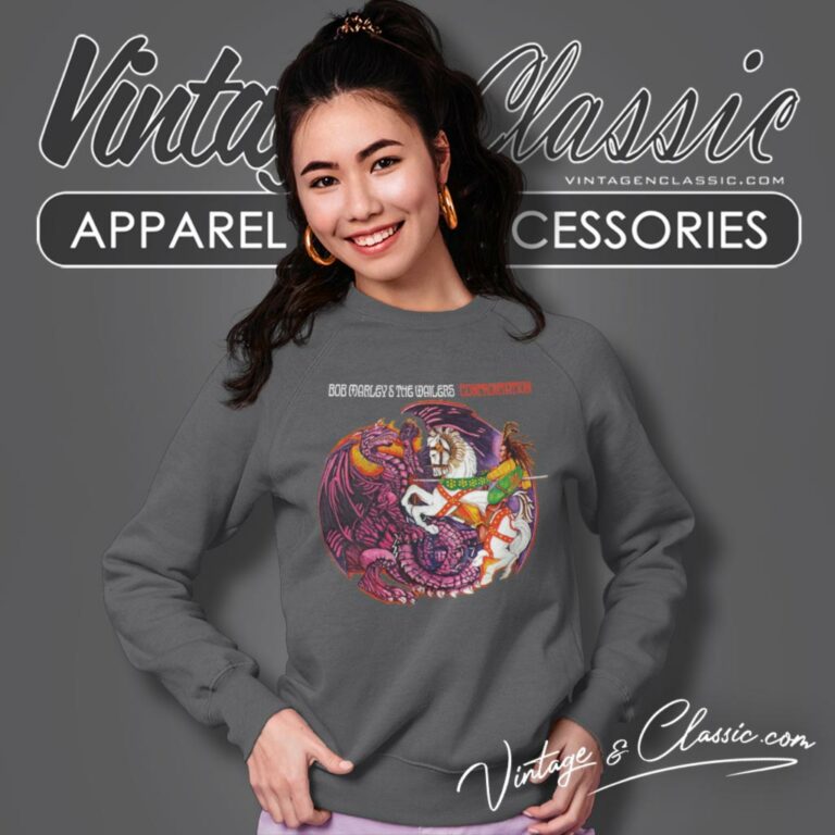 Bob Marley Shirt The Wailers Confrontation Sweatshirt Bob Marley Shirt The Wailers Confrontation Sweatshirt