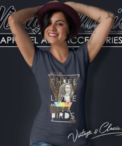 Bob Marley Shirt Three Little Birds V Neck TShirt