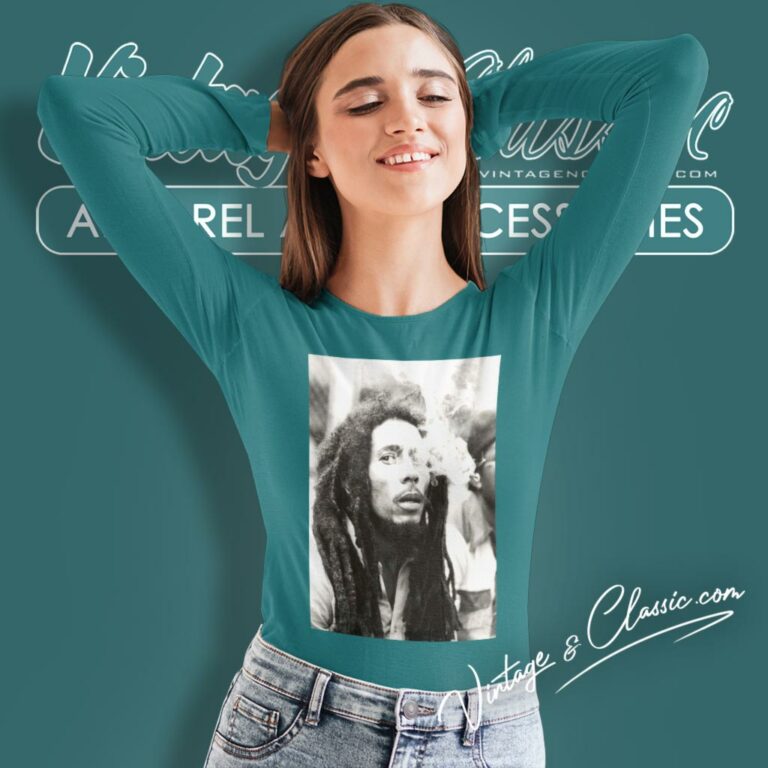 Bob Marley Smoke Long Sleeve Tee Bob Marley Smoke Long Sleeve Tee