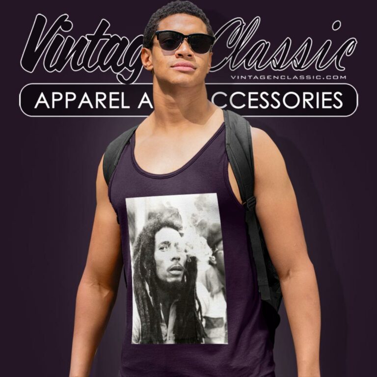 Bob Marley Smoke Tank Top Racerback Bob Marley Smoke Tank Top Racerback