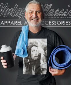 Bob Marley Smoke V Neck TShirt