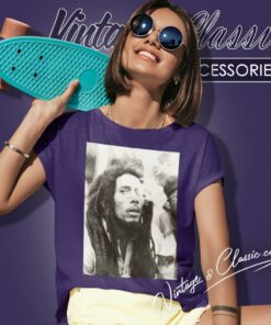 Bob Marley Smoke Women T Shirt