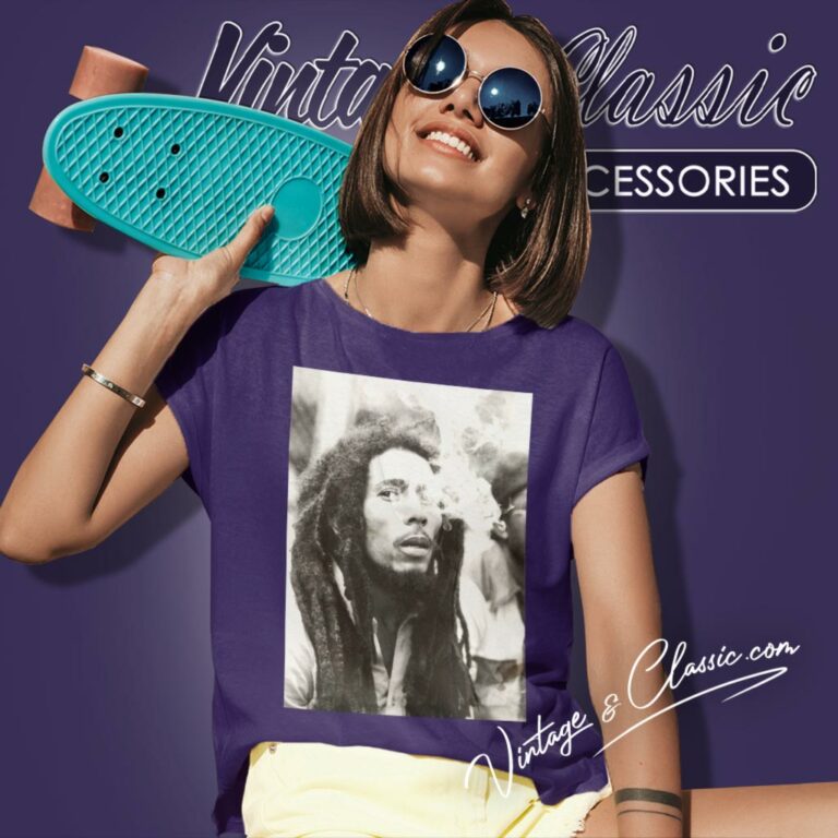 Bob Marley Smoke Women T Shirt Bob Marley Smoke Women T Shirt