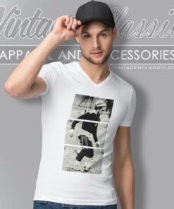 Bob Marley Soccer Stripes V Neck TShirt