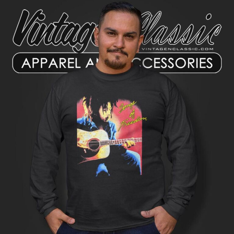 Bob Marley Songs Of Freedom Long Sleeve Tee Bob Marley Songs Of Freedom Long Sleeve Tee