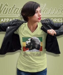 Bob Marley Soul Rebel V Neck TShirt