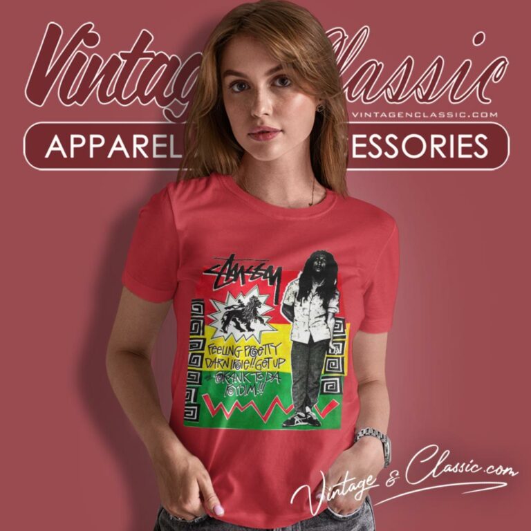 Bob Marley Stussy Women T Shirt Bob Marley Stussy Women T Shirt