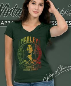 Bob Marley Take Your Stance V Neck TShirt