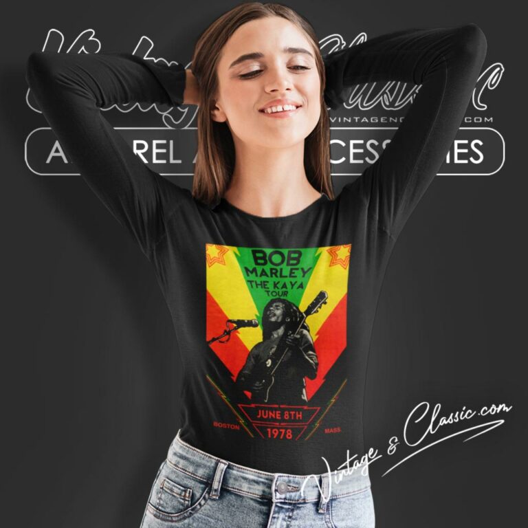 Bob Marley The Kaya Tour Long Sleeve Tee Bob Marley The Kaya Tour Long Sleeve Tee