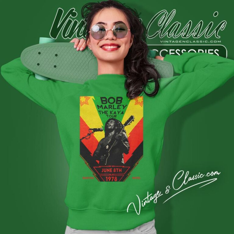 Bob Marley The Kaya Tour Sweatshirt Bob Marley The Kaya Tour Sweatshirt