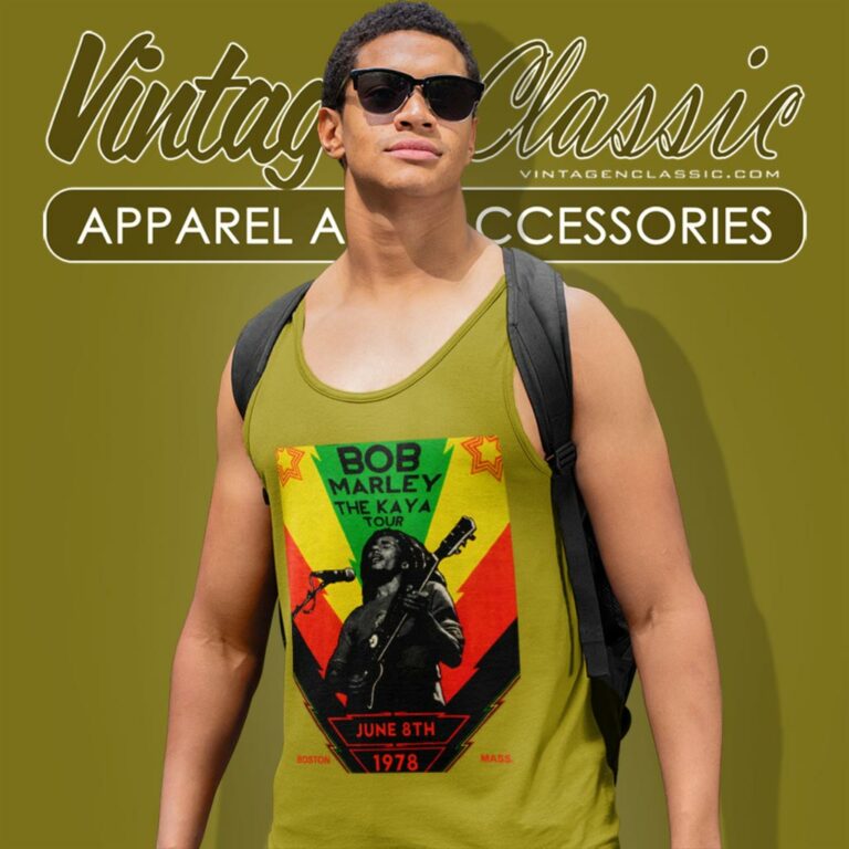 Bob Marley The Kaya Tour Tank Top Racerback Bob Marley The Kaya Tour Tank Top Racerback