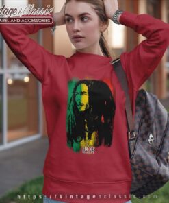 Bob Marley Tricolor Shirt Bob Marley Tribute Fan Sweatshirt