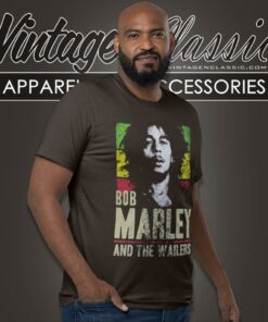 Bob Marley Wailers Rasta Stripe Shirt 3 Bob Marley Wailers Rasta Stripe T Shirt