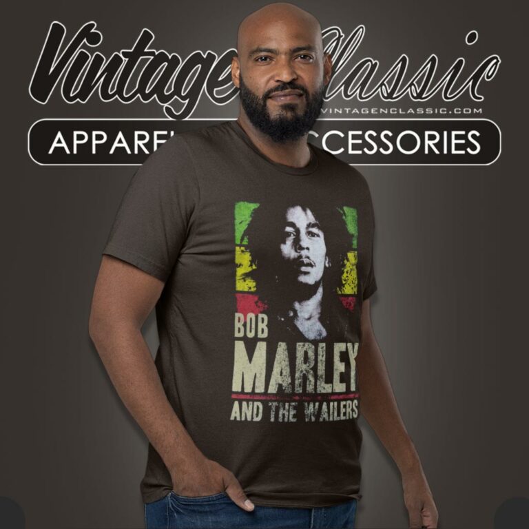 Bob Marley Wailers Rasta Stripe T Shirt Bob Marley Wailers Rasta Stripe T Shirt