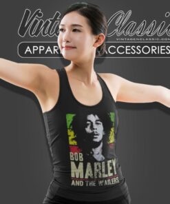 Bob Marley Wailers Rasta Stripe Shirt 4 Bob Marley Wailers Rasta Stripe Tank Top Racerback