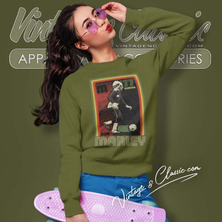 Bob Marley Zion Soccer Sweatshirt Bob Marley Zion Soccer Sweatshirt