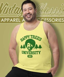 Bob Ross Happy Trees University Shirt 4 Bob Ross Happy Trees University Tank Top Racerback