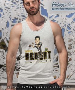Bobby Hebert New Orleans Saints Cartoon Caricature Tank Top Racerback