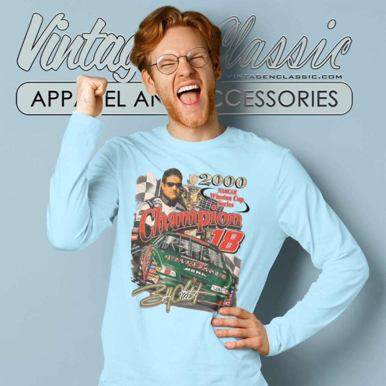 Bobby Labonte Winston Cup Nascar Vintage Long Sleeve Tee Bobby Labonte Winston Cup Nascar Vintage Long Sleeve Tee