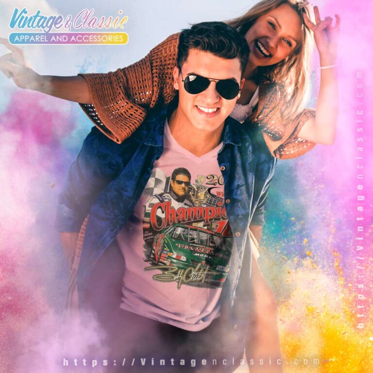 Bobby Labonte Winston Cup Nascar Vintage V Neck TShirt Bobby Labonte Winston Cup Nascar Vintage V Neck TShirt