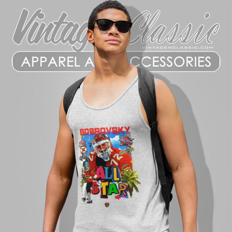 Bobrovsky Florida Panthers 2024 Nhl All Star Tank Top Racerback Bobrovsky Florida Panthers 2024 Nhl All Star Tank Top Racerback