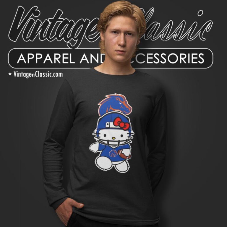 Boise State Broncos Hello Kitty Long Sleeve Tee Boise State Broncos Hello Kitty Long Sleeve Tee