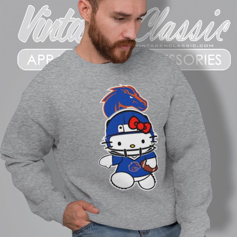 Boise State Broncos Hello Kitty Sweatshirt Boise State Broncos Hello Kitty Sweatshirt