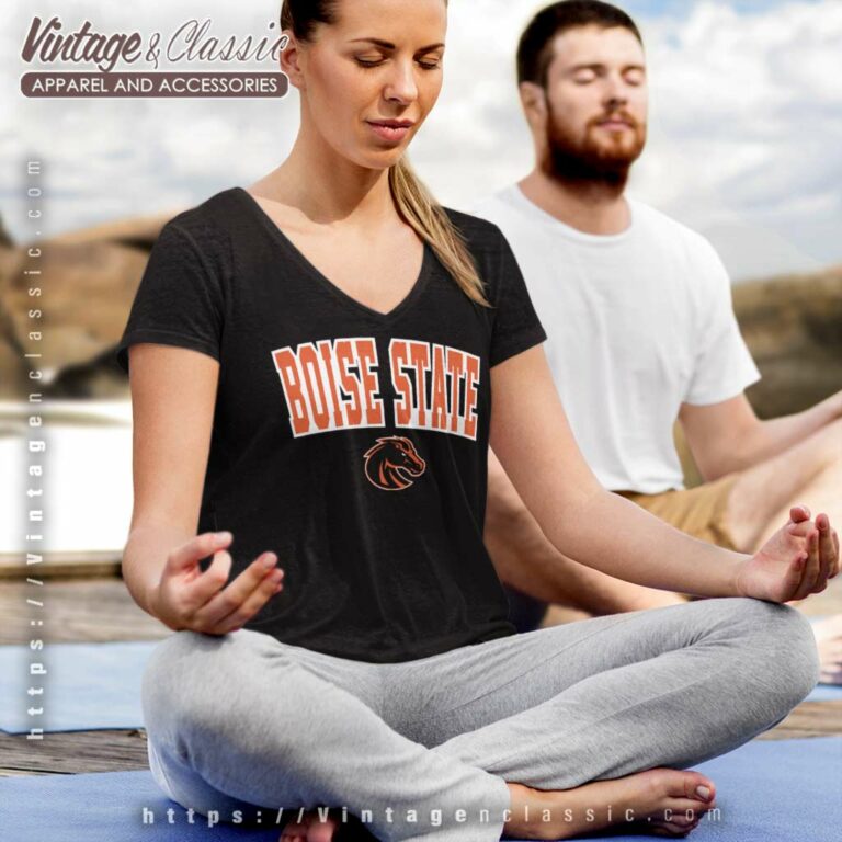 Boise State University College V Neck TShirt Boise State University College V Neck TShirt