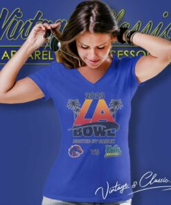 Boise State Vs Ucla Bruins La Bowl Hosted By Gronk 2023 V Neck TShirt