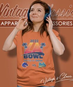 Boise State Vs Ucla Bruins La Bowl Hosted By Gronk 2023 Women TShirt