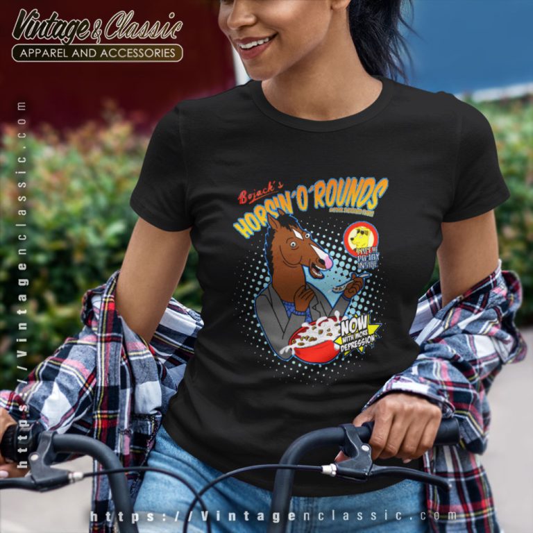 Bojack Horseman Cereal Women T Shirt Bojack Horseman Cereal Women T Shirt