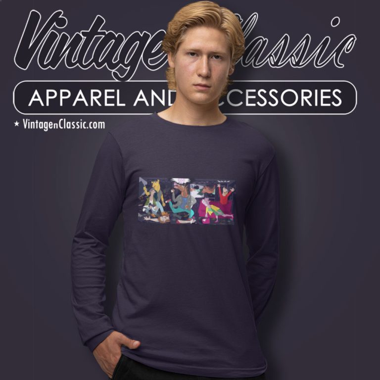 Bojack Horseman Party Long Sleeve Tee Bojack Horseman Party Long Sleeve Tee