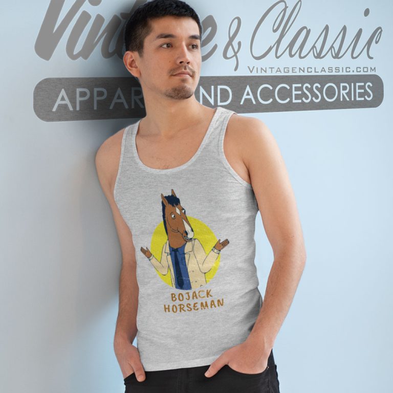 Bojack Horseman Why Tank Top Racerback Bojack Horseman Why Tank Top Racerback