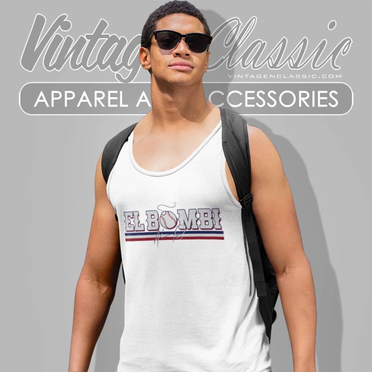Bombi Bomb El Bombi Shirt Adolis Garcia Rangershirt Tank Top Racerback Bombi Bomb El Bombi Shirt Adolis Garcia Rangershirt Tank Top Racerback