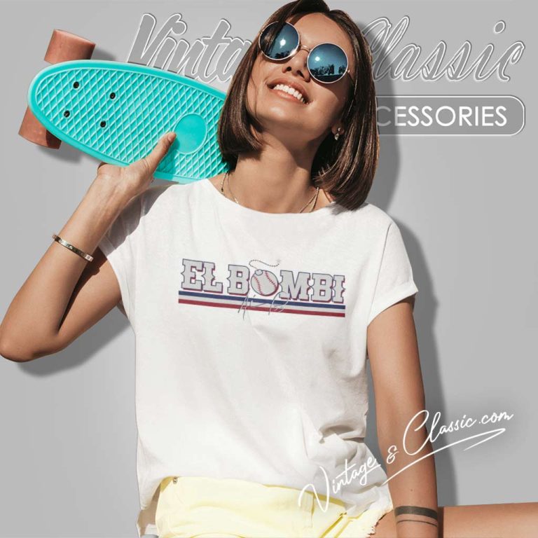 Bombi Bomb El Bombi Shirt Adolis Garcia Rangershirt Women TShirt Bombi Bomb El Bombi Shirt Adolis Garcia Rangershirt Women TShirt