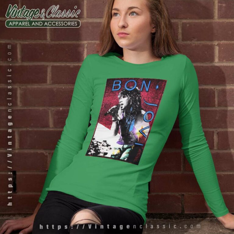 Bon Jovi 1985 Concert Long Sleeve Tee Bon Jovi 1985 Concert Long Sleeve Tee