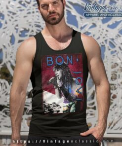 Bon Jovi 1985 Concert Shirt 4 Bon Jovi 1985 Concert Tank Top Racerback