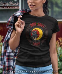 Bon Jovi 1987 Women TShirt