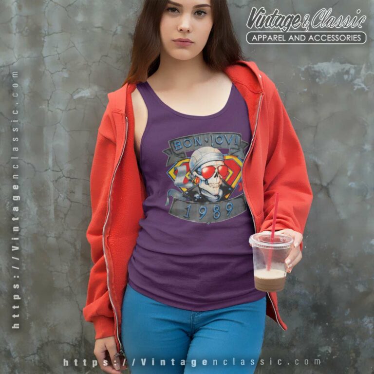 Bon Jovi 1989 Rare Concert Tank Top Racerback Bon Jovi 1989 Rare Concert Tank Top Racerback