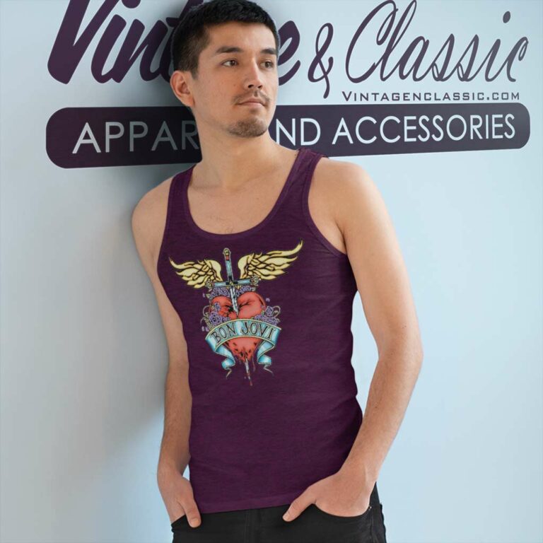 Bon Jovi America Tour Tank Top Racerback Bon Jovi America Tour Tank Top Racerback