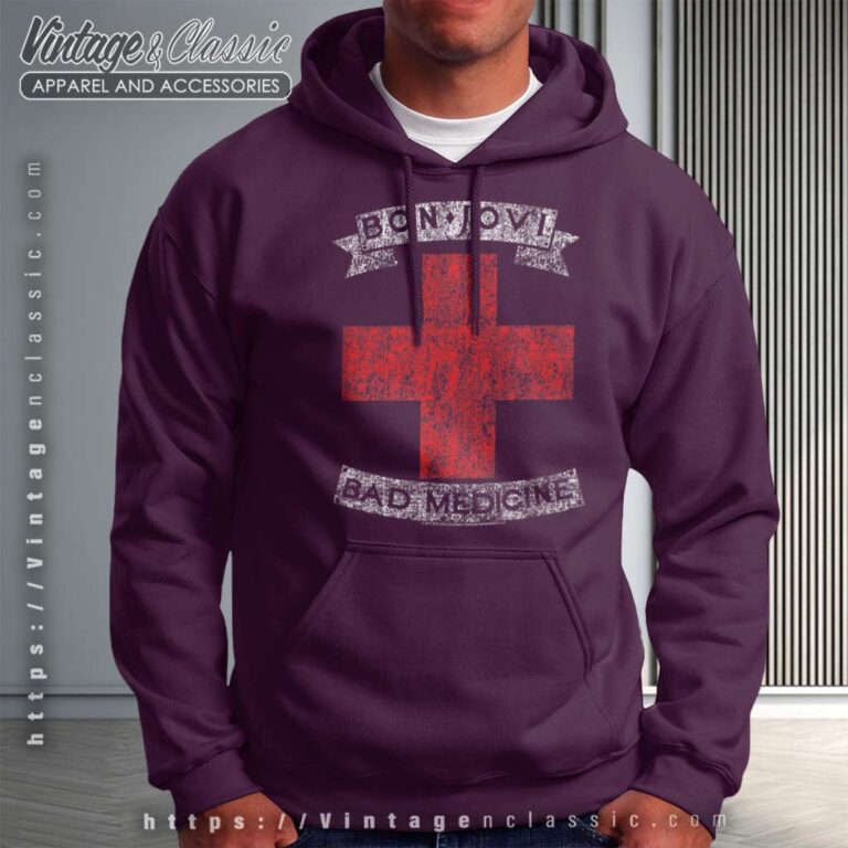 Bon Jovi Bad Medicine Hoodie Bon Jovi Bad Medicine Hoodie
