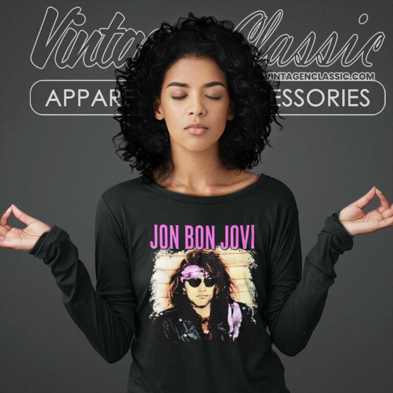 Bon Jovi Blaze Of Glory Long Sleeve Tee Bon Jovi Blaze Of Glory Long Sleeve Tee